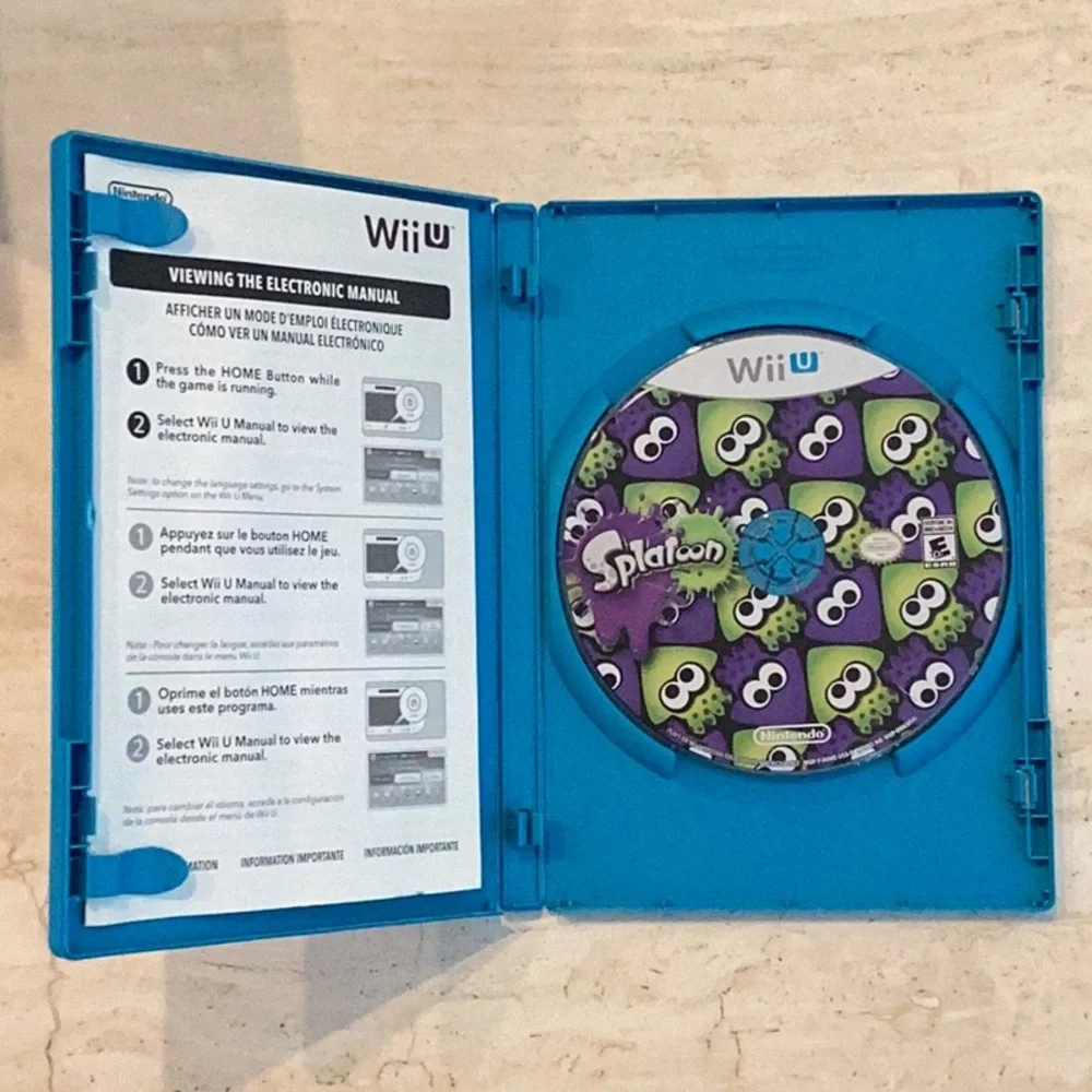 Splatoon Nintendo Wii U Game Complete CIB